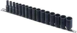 Genius Tools Légkulcsfej készlet 3/8" 16 db 7-22 mm metrikus hosszított 6 lapú -Genius (CD-316M)