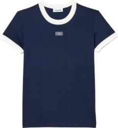 Lacoste Női póló Lacoste Slim Fit Cotton Tennis T-Shirt - navy blue/white