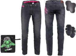 W-TEC Női motoros farmer W-TEC Leonarda XXL fekete (21178-XXL)