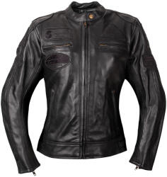 W-Tec Női bőr motoros kabát W-TEC Urban Noir Lady fekete 3XL (24448-3XL)
