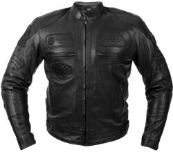 W-Tec Bőr motoros kabát W-TEC Urban Noir fekete M (24439-M)