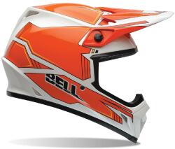Bell Motocross bukósisak BELL MX-9 narancssárga-fehér L(59-60)