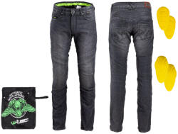 W-TEC Férfi motoros farmernadrág W-TEC Oliver L fekete (21132-L-1)