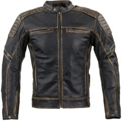 W-Tec Motoros bőrkabát W-TEC Mungelli vintage barna 4XL (19235-4XL)