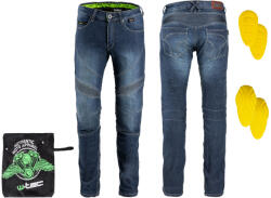 W-TEC Férfi motoros farmernadrág W-TEC Oliver S kék (21132-S-2)