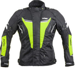 W-Tec Női motoros kabát W-TEC Brandon Lady 3XL fekete-fluor sárga (21041-3XL)