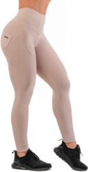 Nebbia Női leggings magas derékkal Nebbia Lifting Effect Bubble Butt 587 Krémszínű M