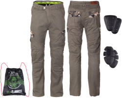 W-TEC Férfi motoros nadrág W-TEC Shoota S olivazöld (19413-S)