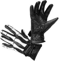 W-TEC Motoros kesztyű W-TEC Classic S White Bones fekete (22705-S-1)