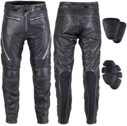 W-TEC Bőr motoros nadrág W-TEC Vilglen 5XL fekete (19274-5XL)