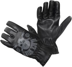 W-TEC Black Heart Bőr motoros kesztyű W-TEC Black Heart Skull Gloves fekete S