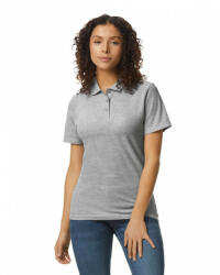 Gildan GIL64800-B3 SOFTSTYLE® LADIES' DOUBLE PIQUÉ POLO WITH 3 COLOUR-MATCHED BUTTONS (gil64800-b3sp-l)