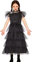 Fiestas Guirca Costum pentru fete - Wednesday rochie neagră Mărimea - Copii: XL Costum bal mascat copii