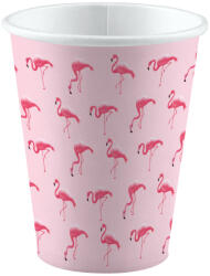 Amscan Pahare din hârtie - Flamingo 8 buc