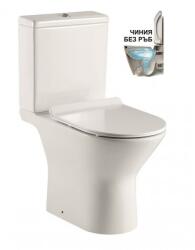 Inter Ceramic Моноблок ICC 7937P NANO, седалка и капак, порцелан, бял гланц, 80x63x38см (7937P NANO)