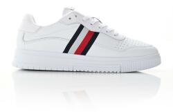 Tommy Hilfiger SUPERCUP LEATHER STRIPES alb 41