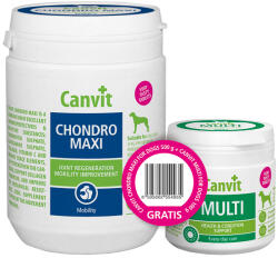 Canvit Chondro Maxi for Dogs 500 g plus Canvit Multi for Dogs 100 g (c9)