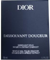 Dior Dizolvant pentru lac de unghii - Dior Dissolvant Douceur Gentle Nail Polish Remover With Apricot Extract 50 ml