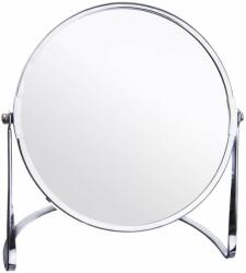 ORION DUO 17 cm átmérőjű krómozott fém állványos tükör (510146)