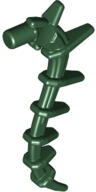LEGO® 55236c80 - LEGO sötétzöld tüskék, farok - Bionicle gerinc - tengeri hínár - növény inda (55236c80)