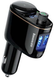 Baseus Modulator FM S-06 Bluetooth/USB car FM transmitter (Overseas Edition) - black - pcone