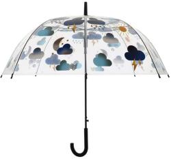 Esschert Design Felhő mintás átlátszó esernyő, 83 cm átmérőjű (TP402) - shopon
