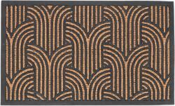 Esschert Design Art deco mintás gumi és kókuszrost lábtörlő, 75 x 45 cm (RB292)