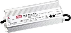 MEAN WELL Mean Well HLG-320H-12A LED tápegység, 12V, 320W, 22A, IP65, fém ház (HLG-320H-12A)