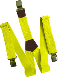 O&T Clip pentru bretele pantaloni Natur, galben neon