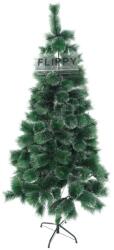  Brad artificial de Craciun tip pin nins, pentru interior/exterior, inaltime 210 cm, Flippy, verde, suport metalic inclus (106769)