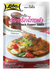 Lobo Fekete Borsos Stir-Fry Szósz, 50gr (Lobo) (8850030006655  30/08/2026 (12db) 16/01/2027 (12db))