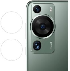 IMAK kameravédő üveg 2db (lekerekített szél, karcálló, 0.2 mm, 9H) ÁTLÁTSZÓ Huawei P60 Pro (GP-141279)
