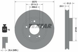 TEXTAR Disc frana TEXTAR PRO 92270803 (92270803)