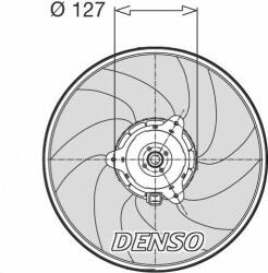 DENSO Ventilator, radiator DENSO DER21003