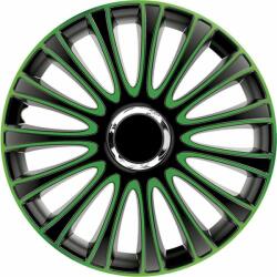 Argo 15"-os LeMans Pro dísztárcsa szett zöld-fekete (4db) (ARG15L