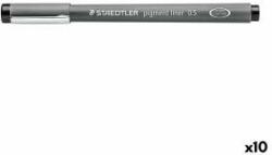 STAEDTLER Cariocă Staedtler Pigment liner Negru (10 Unități)
