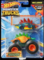 Mattel Hot Wheels Monster Truck Si Masinuta Metalica Motosaurus (MTGRH81_HKM10) - etoys