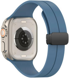 Matrix Curea Ceas Smartwatch Pentru Apple Watch 1/2/3/4/5/6/7/8/SE/SE 2 (38/40/41mm), Matrix, Albastru (MWN6R)