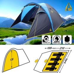 High Peak Cort 4 Persoane OXLEY4 Albastru Cort