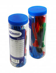 Commel Kábelkötegelő szett, 300db/csomag, színes Commel (COM 365 172)