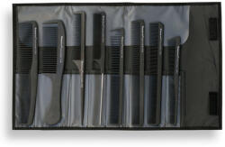 Akashi Set 8 piepteni i din fibra de carbon pentru styling (4260130312206)