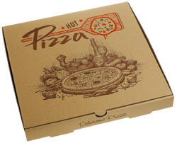 BestHoReCa Cutie pizza Hot Pizza 32X32X3, 5 cm, carton, kraft color, 100 buc set (78593)