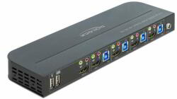 Delock 11483 HDMI KVM Switch USB-vel és audióval (11483)