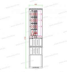 Csatári Plast PVT-K-L 40 FE 1xNH2+2xNH00 (egyedi 2054/2023) (PVT-K-L 40 FE 1xNH2+2xNH00)