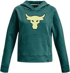 Under Armour Project Rock Gyerek szabadidős cipzár nélküli pulcsi Under Armour PJT RCK BRHMA BULL FLEECE HD K zöld 1379027-722 - YS