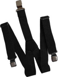 O&T Bretele natur pentru pantaloni, negru