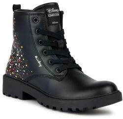 Geox Bakancs Geox J Casey Girl J2620D 000BC C9240 M Black/Multicolor 31