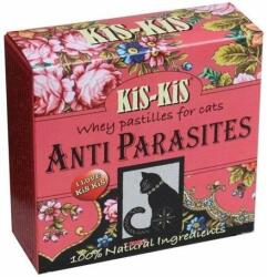 KiS-KiS Anti Parasites pastile cu zer pentru pisici - Pentru a ține la distanță paraziții (100 tablete)