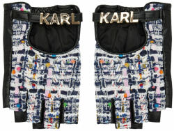Karl Lagerfeld Női kesztyű KARL LAGERFELD 231W3605 Black/White A998 L Női
