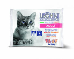 LECHAT Alutasak 4x100g Marha + Lazac
